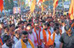 Peaceful Datta Jayanthi shobhayatre in Chikkmagaluru